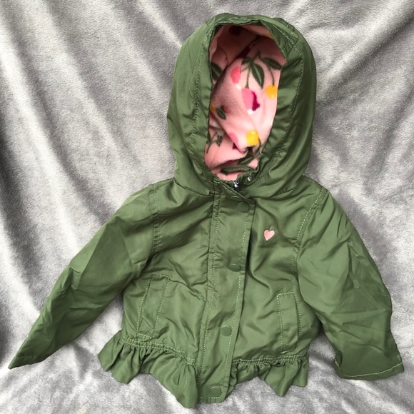 Carter's Other - Carter's Baby Girls' Heart Fleece-Lined Jacket 12M